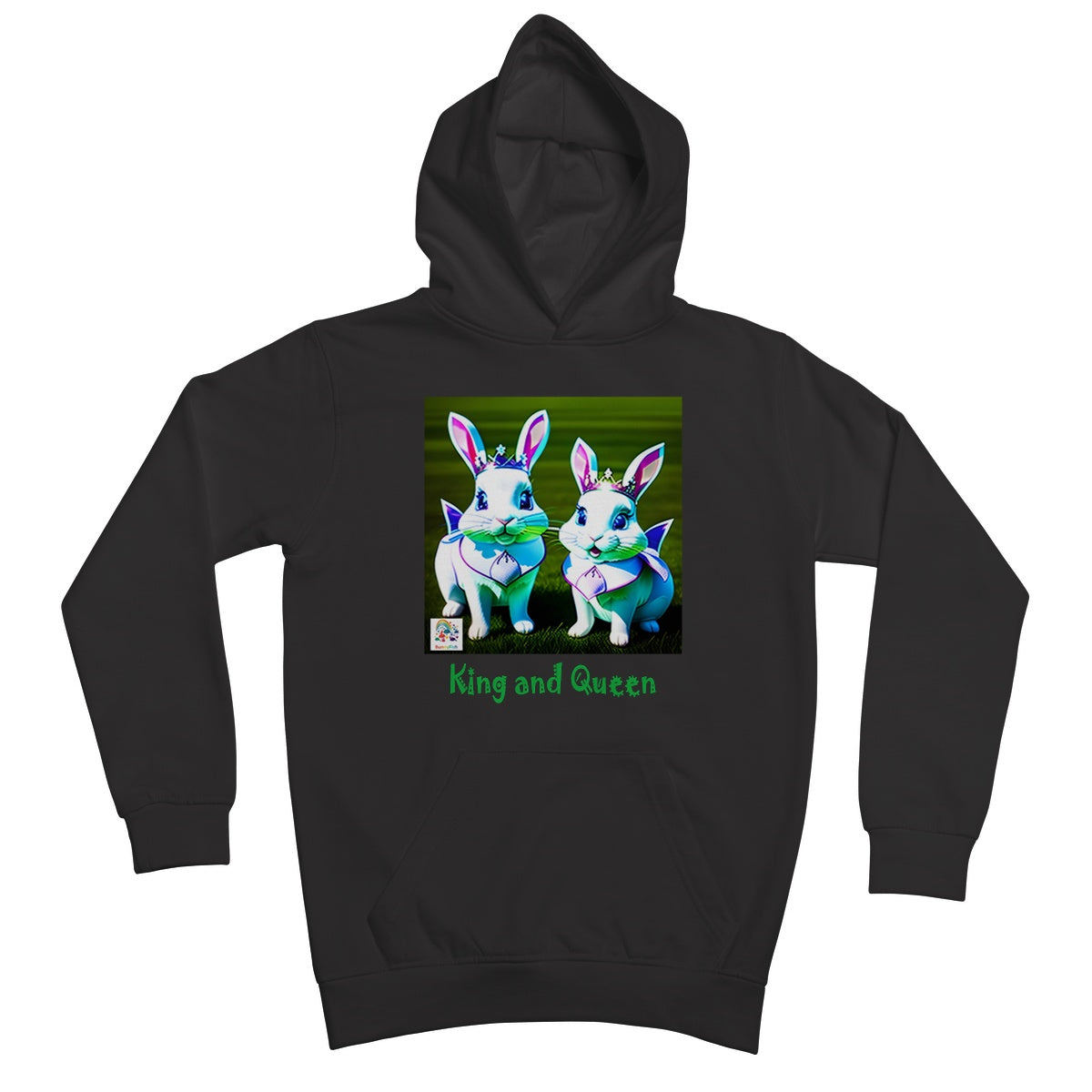 King and Queen Kids' Hoodie