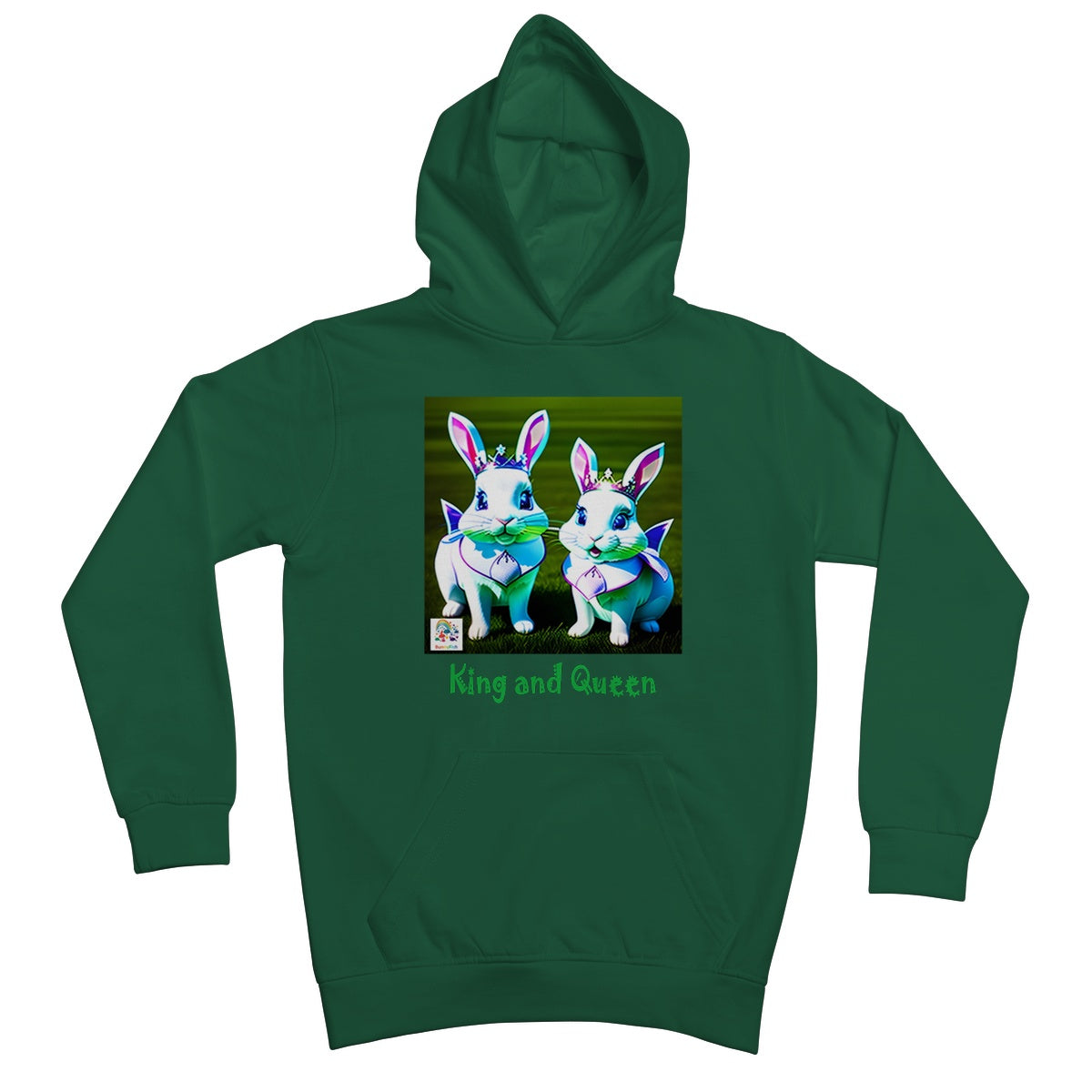 King and Queen Kids' Hoodie